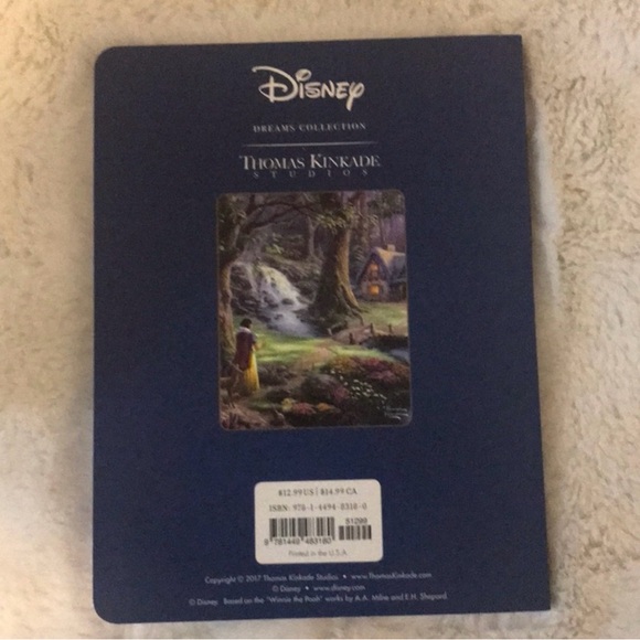 Disney Dreams Collection Coloring Book by Thomas Kinkade Studios - Picture 3 of 3
